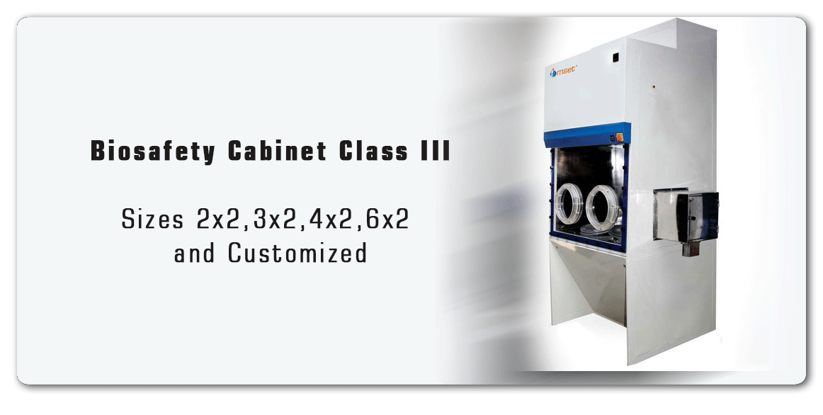 Biosafety Cabinet Class III Manufacture by Imset